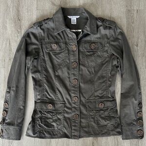 Cabi Utility Lightweight Button Down Jacket Size Small